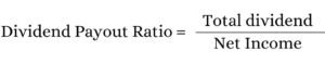 Dividend payout ratio formula 