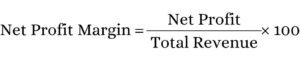 Net profit margin formula 